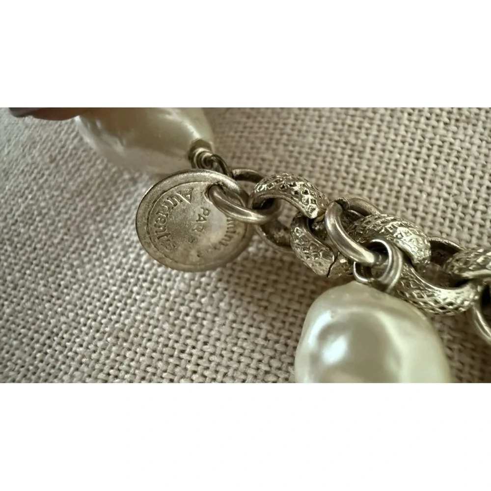 Rare Vintage Dominique Aurientis
Necklace 1980s Baroque Style Glass
Pearls EUC - Picture 5 of 10